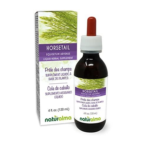 Naturalma Horsetail (Equisetum arvense) herb Tincture - Liquid Extract in Drops - Herbal Supplement - Vegan