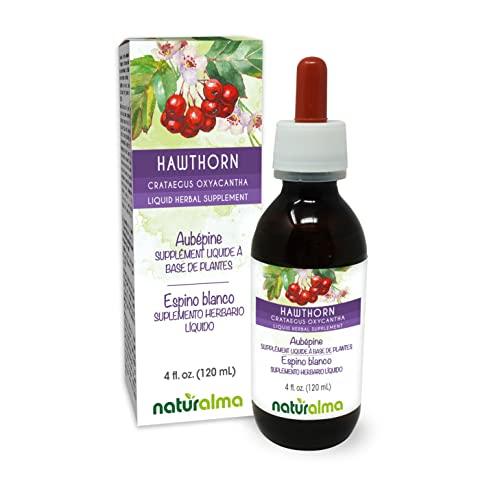 Naturalma Hawthorn (Crataegus oxyacantha) leaf and flower Tincture - Liquid extract in drops - Herbal supplement - Vegan