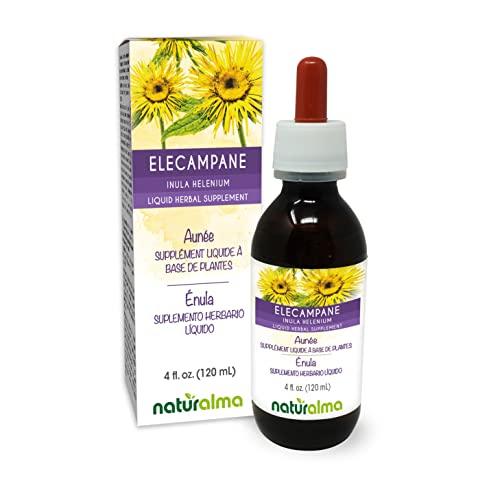 Naturalma Elecampane (Inula helenium) root Alcohol-free Tincture - Liquid extract in drops - Herbal supplement - Vegan