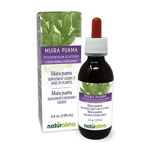 Naturalma Muira puama (Ptychopetalum olacoides) bark Alcohol-free Tincture - Liquid extract in drops - Herbal supplement - Vegan