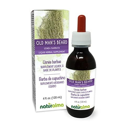 Naturalma Old man's beard (Usnea barbata) thallus (lichen) Alcohol-free Tincture - Liquid extract in drops - Herbal supplement - Vegan