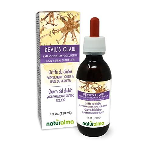 Naturalma Devil's Claw (Harpagophytum procumbens) Root Alcohol-Free Tincture - Liquid Extract in Drops - Herbal Supplement - Vegan