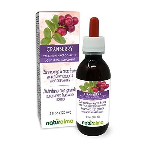 Naturalma Cranberry (Vaccinium macrocarpon or Oxycoccus macrocarpos) fruit Alcohol-free Tincture - Liquid extract in drops - Herbal supplement - Vegan