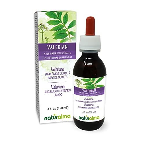 Naturalma Valerian (Valariana officinalis) root Tincture - Liquid extract in drops - Herbal supplement - Vegan